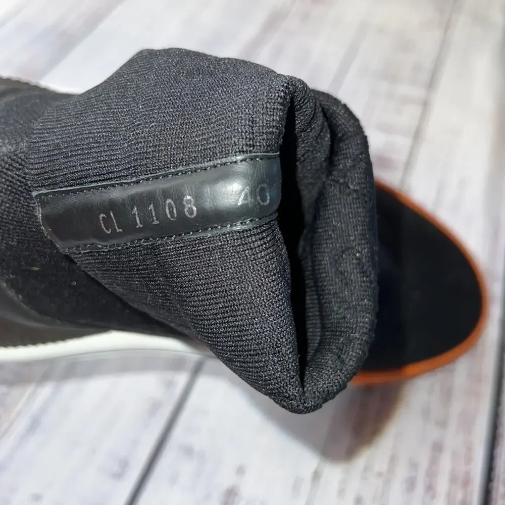#LOUIS VUITTON Stretch Textile Sneaker Boots 40